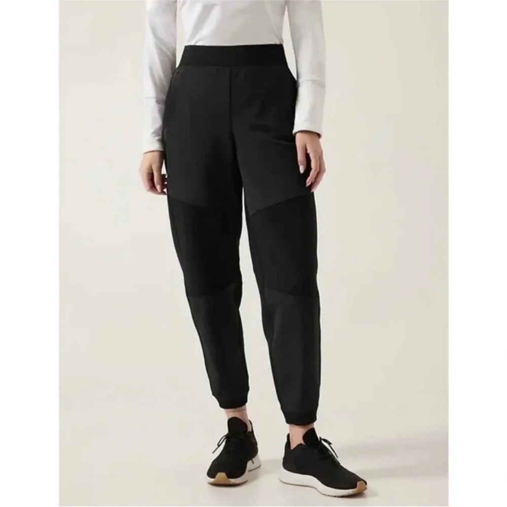Athleta Get Set Hybrid Black Jogger Pants Size XXS